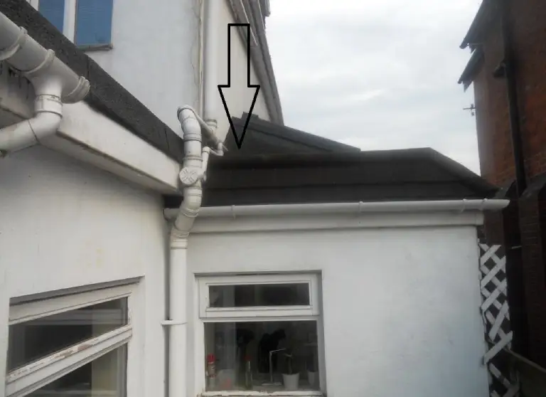 Storm damage to roof