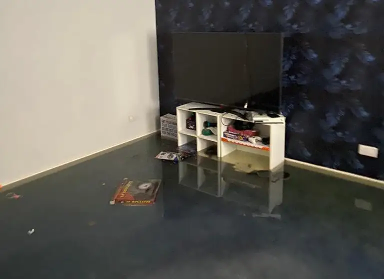 Pursell water damage2 Sofaer structural drying